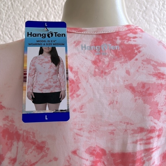 Nwt HANG TEN UPF 50+ quick dry top Large - Picture 3 of 14